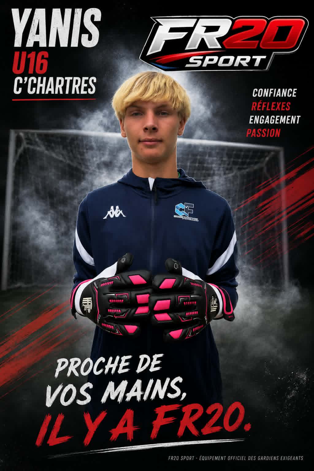 Yanis - C'Chartres Football U16 - Team FR20